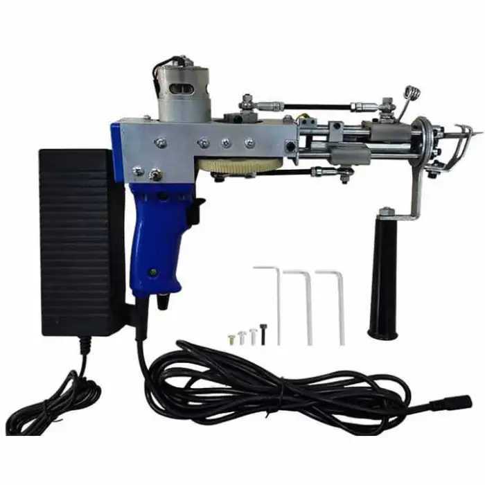 Carpet Rug Tufting Gun Electric 2 in 1 Tufting Gun Weaving Knitting Machine Tufting Gun Carpet Making Machine