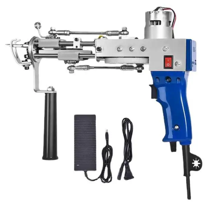 Portable 2in1 Hand Tufting Gun Machine for Carpet Electric Tufting Gun