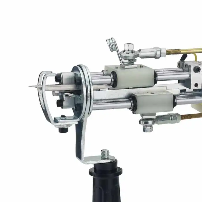 Black Handheld Tufting Machine Electric Carpet Tufting Gun Tool with Gear Cover for Loop Pile Cut Pile