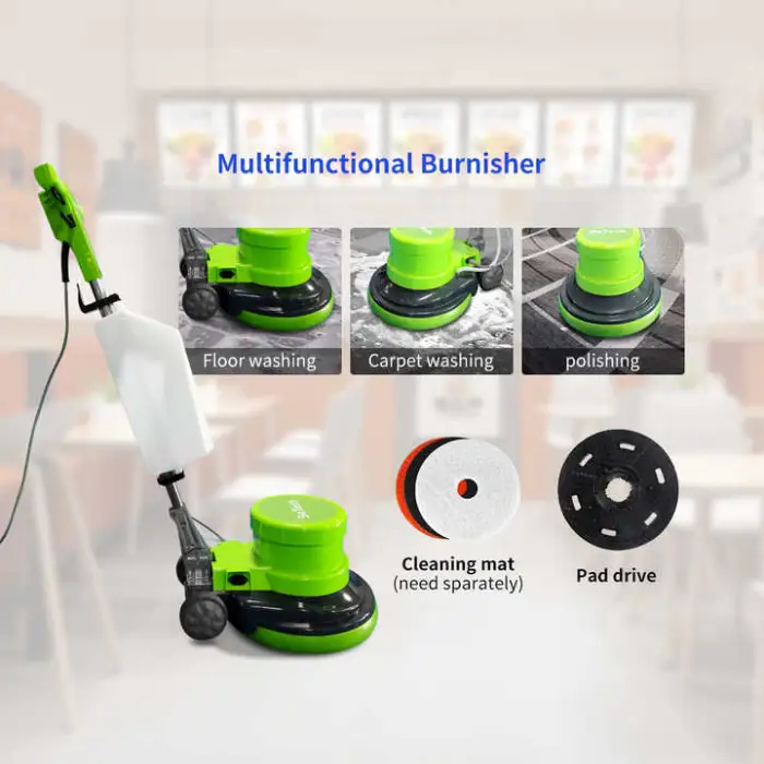 1100W Carpet Washing Machine Floor Cleaning Machine Industrial Floor Polisher Machine