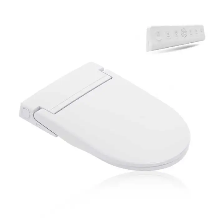 U Shape Ultra Slim Smart Toilet Seat Cover Lid Auto Spray Intelligent Heated Toilet Seat With Remote