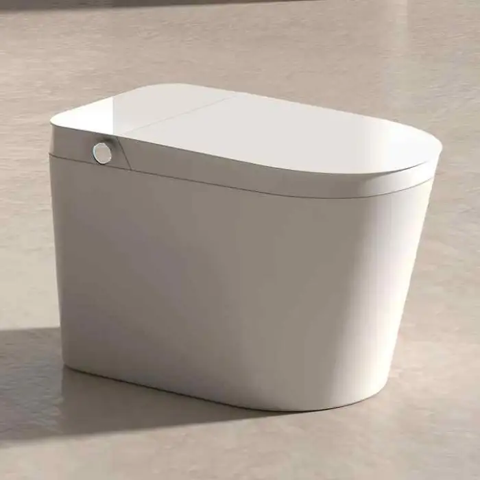 Automatic Electric Ceramic Tankless Toilet Smart Bathroom Wc Intelligent Toilet Bowl One Piece Heated Seat Smart Bidet Toilet