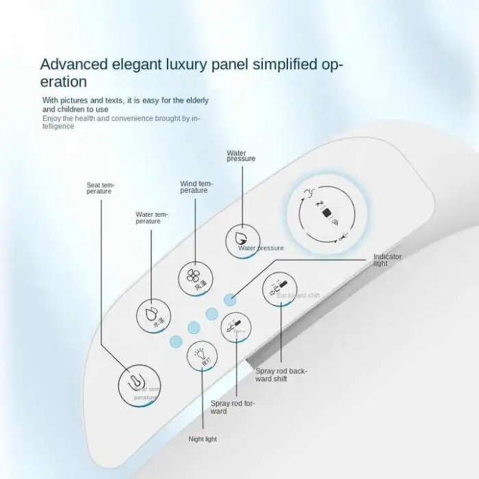 CUPC Model Instant Warm Auto Clean Smart Toilet Seat Electric Toilet Seat Cover