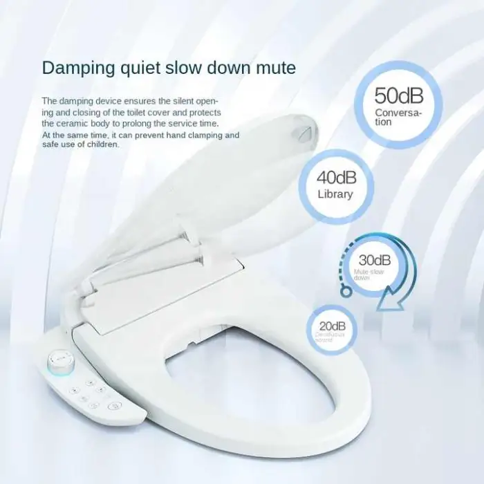 CUPC Model Instant Warm Auto Clean Smart Toilet Seat Electric Toilet Seat Cover