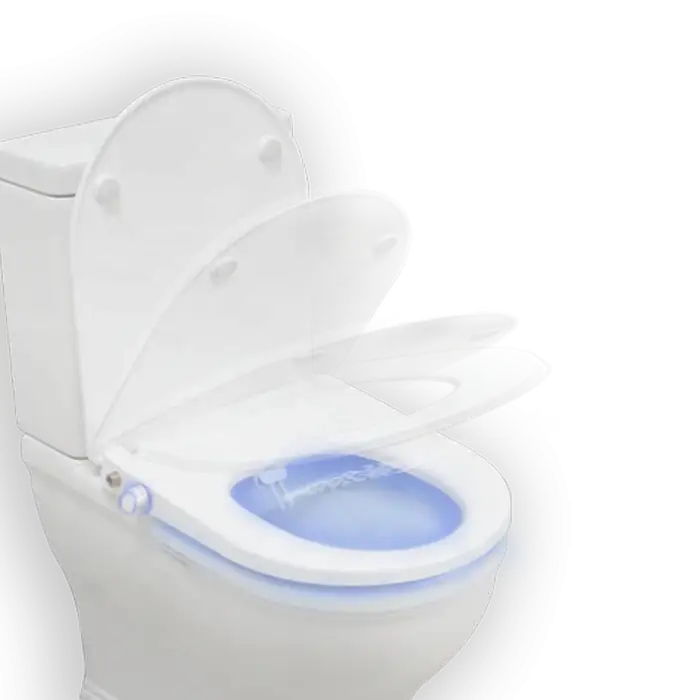 OEM/ODM  UF Soft Closing Seat Cover WC D Shape Toilet Seat Cover with LED Light and Seat Heating Function