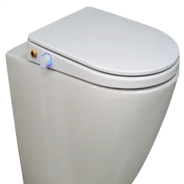 OEM/ODM  UF Soft Closing Seat Cover WC D Shape Toilet Seat Cover with LED Light and Seat Heating Function
