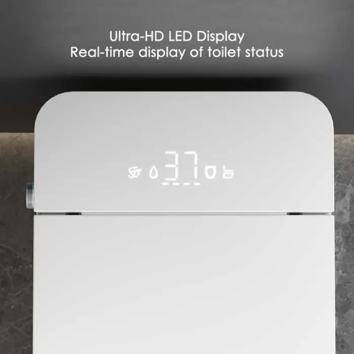 Automatic Ceramic Smart Toilet Floor Mounted Sanitary Ware Remote Control Convenient Intelligent Seat Heating