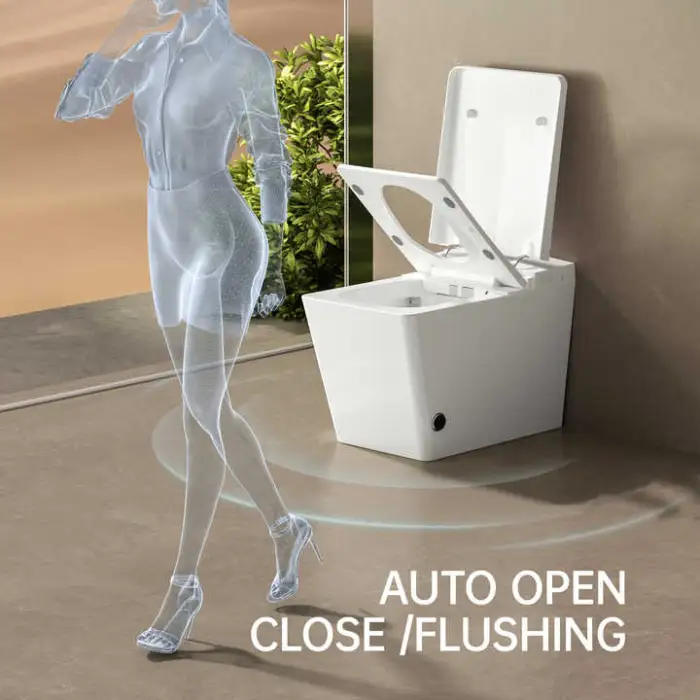 Smart Intelligent Instant Heating Toilet Seat Smart Wc Toilet Floor Mounted Elongated Bowl Shape Smart TOILET