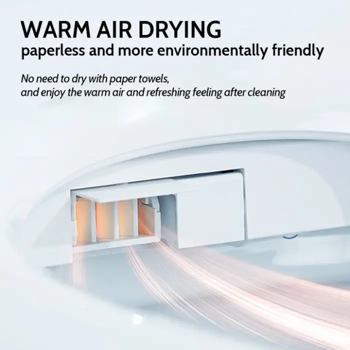 Home Bathroom Toilet Bowl Smart Intelligent Toilet Lid Bidet Wc Warm air Dryer Toilet Seat Cover