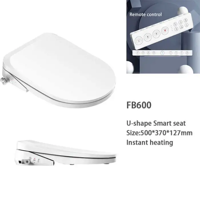 Smart Cover Bathroom Self Heating Automatic Transparent  Modern Indian Toilet Seat
