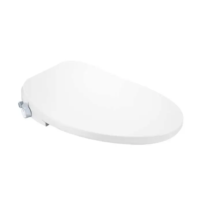 110V Smart Bidet Toilet Seat with Dual Nozzles Instant Heating & Automatic Control Standard Toilet Seat Plastic Material