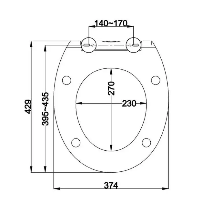 Ultra Slim Smart Electronic Heated Bidet Toilet Seat Cover for Bathroom