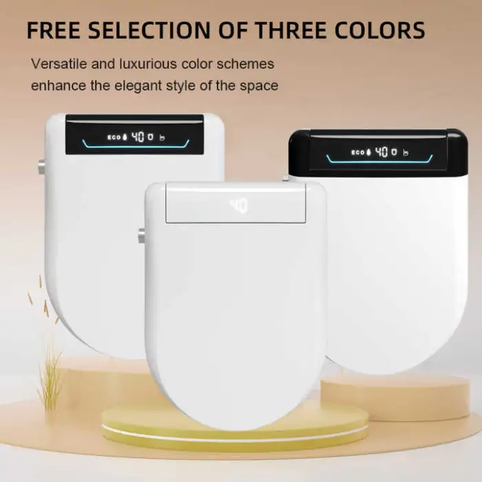 Multifunction Smart Intelligent Automatic Spray U-shape V-shape Heating Drying Smart Bidet Toilet Cover Seat