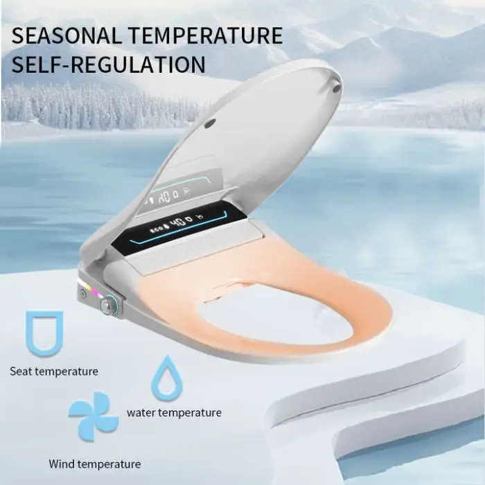 Multifunction Smart Intelligent Automatic Spray U-shape V-shape Heating Drying Smart Bidet Toilet Cover Seat