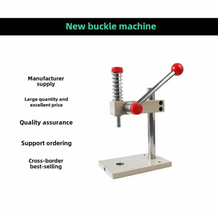 Manual Buckle Press Button Covering Machine Plastic-Packed Tool for Curtain and Cloth Handmade Accessories