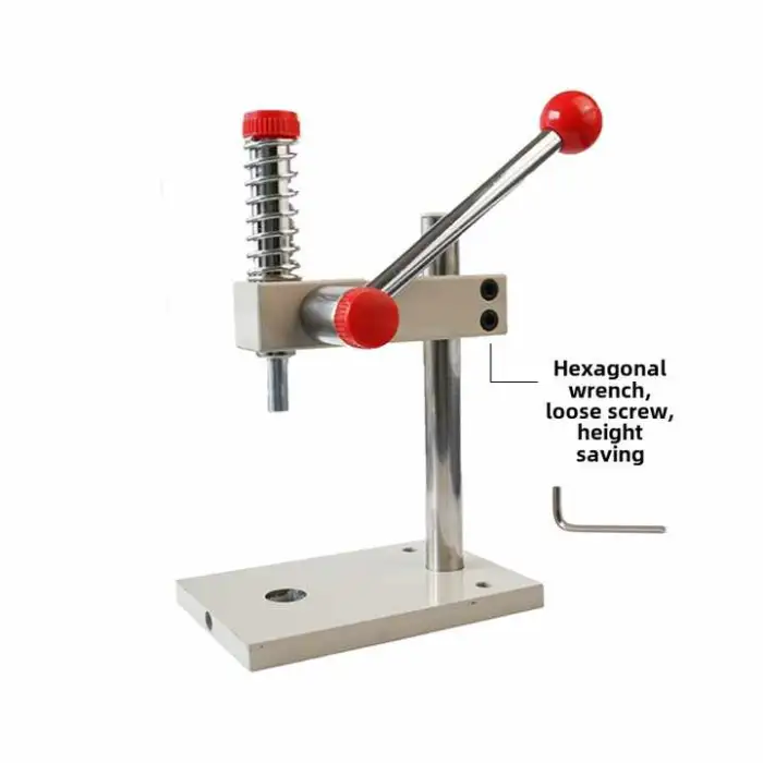 Manual Buckle Press Button Covering Machine Plastic-Packed Tool for Curtain and Cloth Handmade Accessories