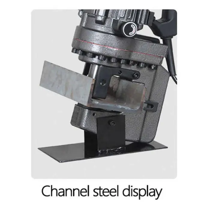 MHP-20 Electric Hydraulic Punching Machine Circle Eyelet Steel Aluminum Thin Metal Hole Puncher Tool Round Corner