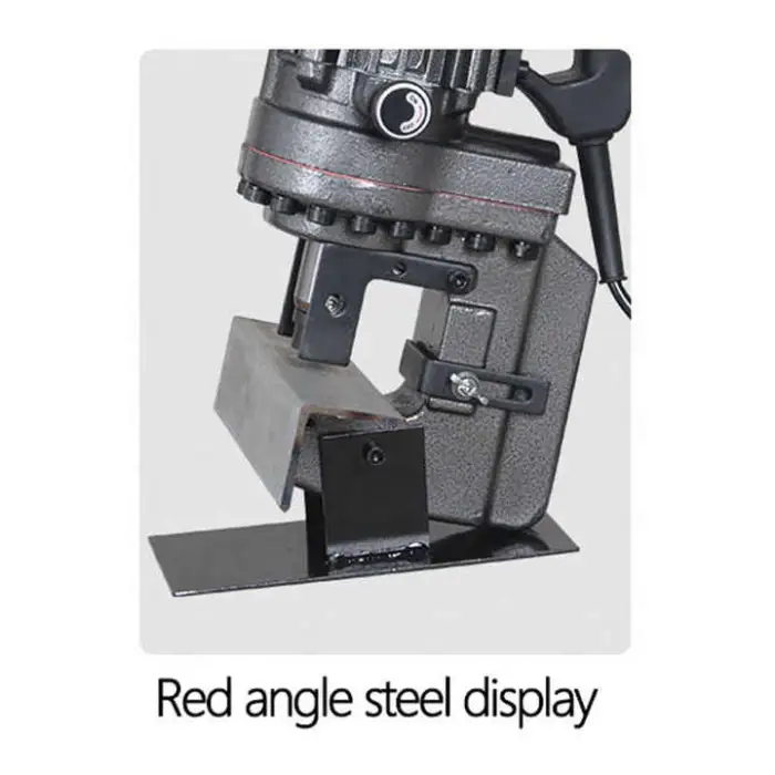 MHP-20 Electric Hydraulic Punching Machine Circle Eyelet Steel Aluminum Thin Metal Hole Puncher Tool Round Corner