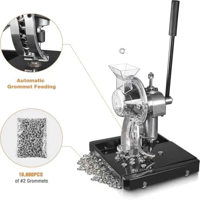 Manual Semi-Automatic Curtain Awning Perforator Grommet Eyelets Punch Installation Machine