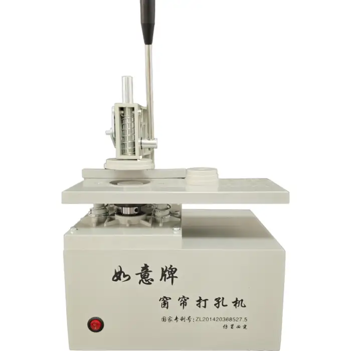 Modern Motorized Iron Curtain Eyelet Hole Machine Simple Design for Home and Office Accessory for Curtain Poles