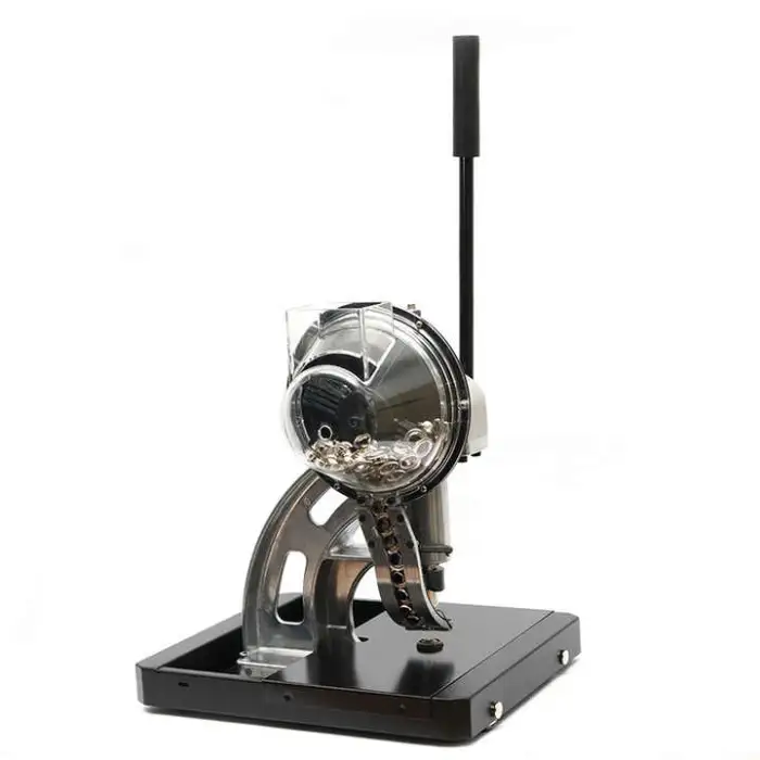 Semi Auto Buckle Hand Press Eyelet Punching Machine Cloth Metal Grommet Hole Machine