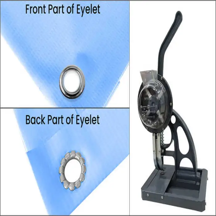 Semi Auto Buckle Hand Press Eyelet Punching Machine Cloth Metal Grommet Hole Machine