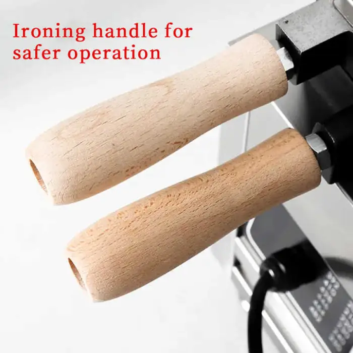 Electric Waffle Oven Snack Machine Stainless Steel Smile Egg Waffle Maker for Restaurants and Food Shops 220V Power