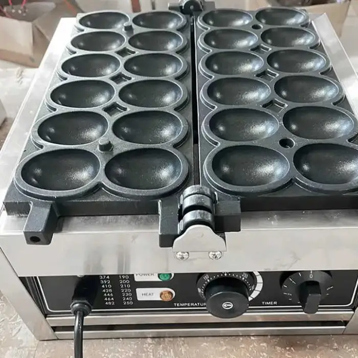 Electric Waffle Oven Snack Machine Stainless Steel Smile Egg Waffle Maker for Restaurants and Food Shops 220V Power