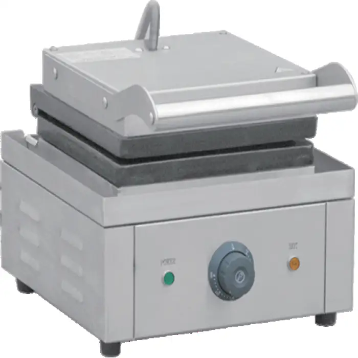 Stainless Steel Waffle Furnace Snack Equipment Waffle Making Machine With Handle