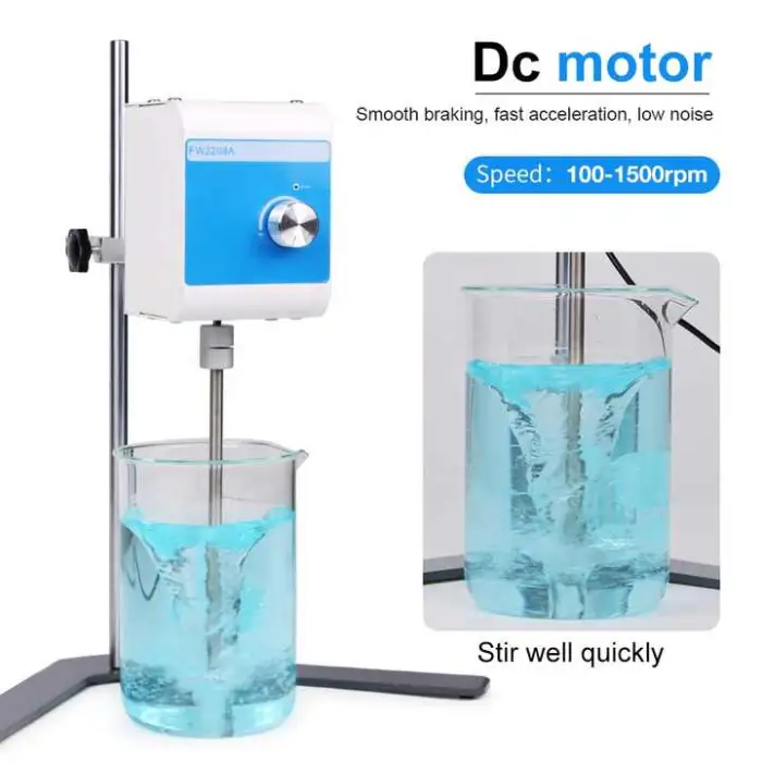 Laboratory Paint Perfume Mixer Desktop Liquid Cosmetic Overhead Stirrer Mixer 2L Lab Agitator