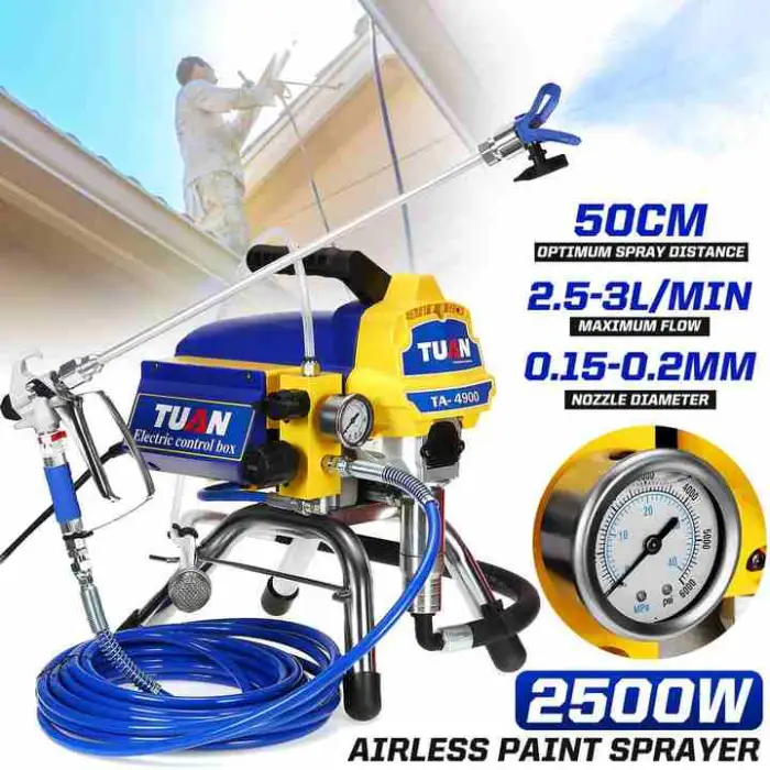 3000PSI Mini Portable Pump Painting Spray Putty Gun Sprayers Electric High Pressure Paint Airless Sprayer Machine