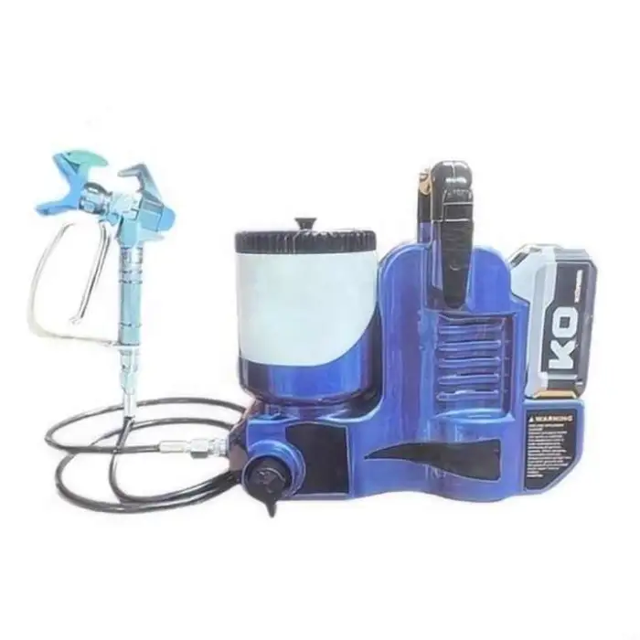 Emulsion and Oil Paint Battery-Driven Portable Airless Sprayer Machine for Ceiling and Wall Paint