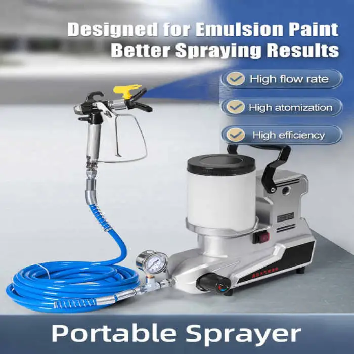 DIY  Light-weight 8kg Latex Paint Electric Airless High Pressure Paint Sprayer Portable Sprayer