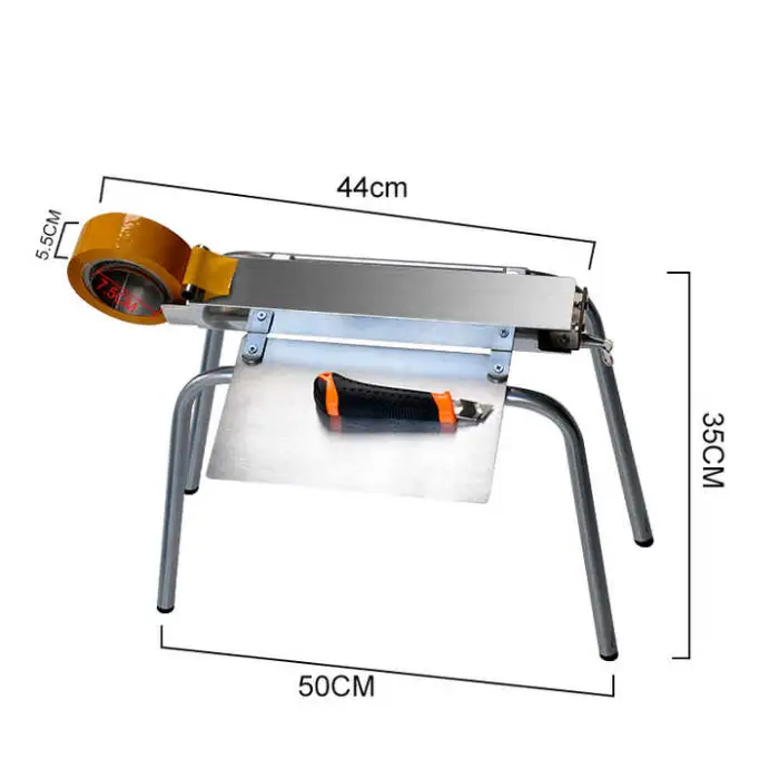 H50 Manual Case Sealer Semi Automatic Desktop Portable Metal Sealer Scotch Tape Sealing Dispenser for Carton Box