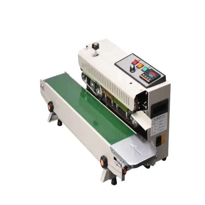 Automatic Fast Speed Pouch Aluminum Foil Heat Packing Sealing Machine Continuous Plastic Bags Band Sealer