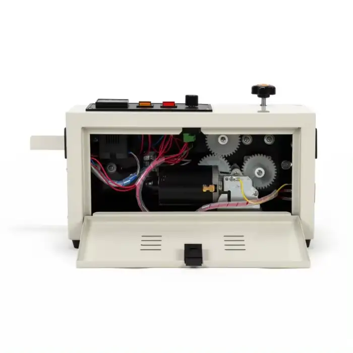 Low  Automatic Vertical Continuous Band Sealer Pouch Heat Sealing Machine for Plastic Bag