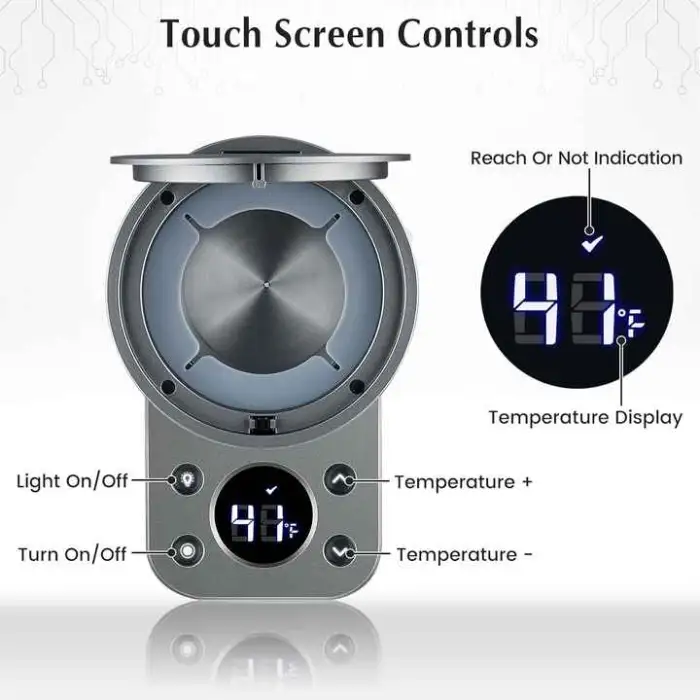 Electronic Fridge Digital Wine Bottle Chiller Portable Wine Cooler Champagne Cooler Drink Cooler