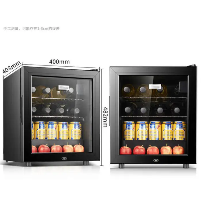 6 Bottles Electronic Small Wine Cooler Single Zone Wine Chiller 13l