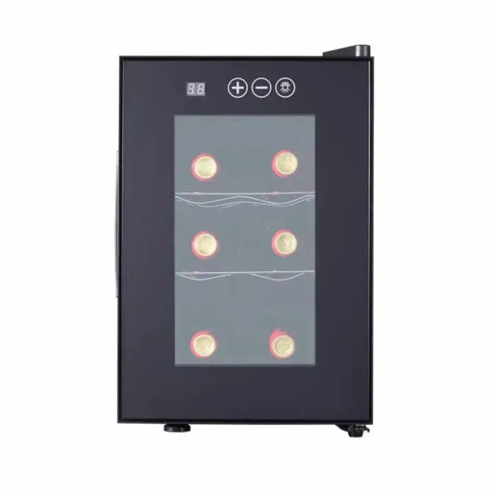 16L 6 Bottles Commercial Electric Red Wine Automatic Refrigerator Wine Cooler Portable Wine Dispenser