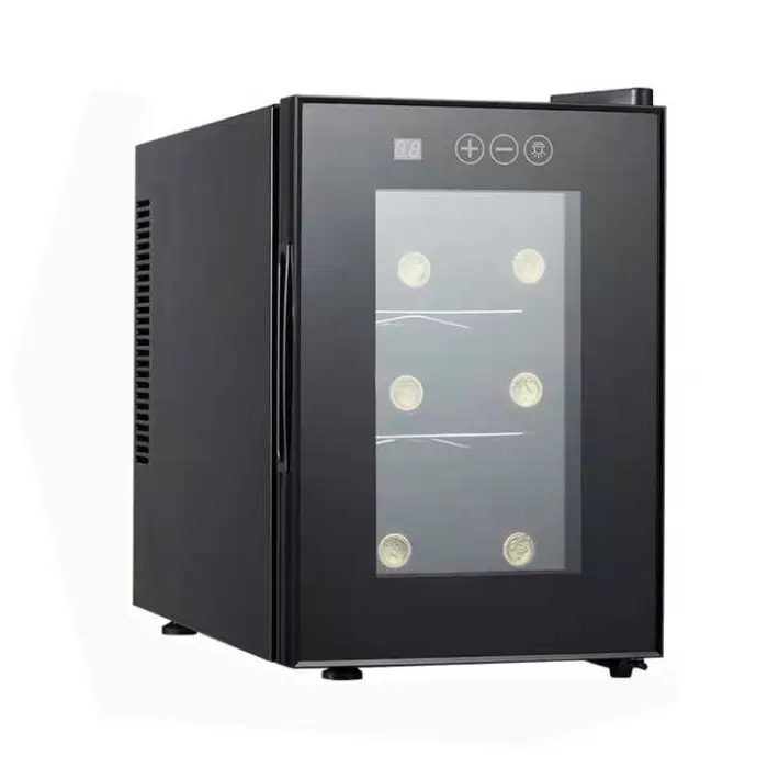 16L 6 Bottles Commercial Electric Red Wine Automatic Refrigerator Wine Cooler Portable Wine Dispenser