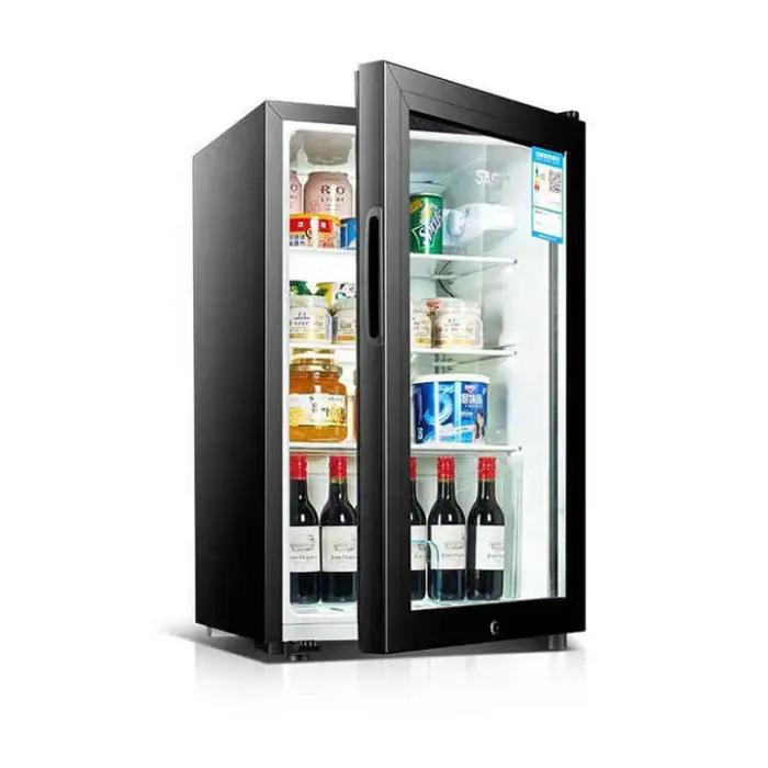 48L Compressor Stainless Steel Electric Mini Fridge and Beverage Chiller Cooling Unit Cellar Wine Cooler Refrigerator