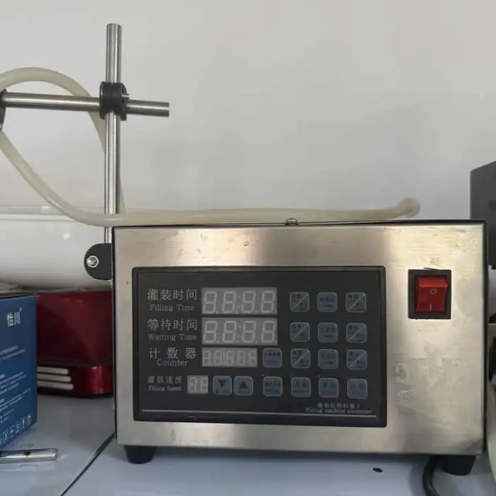 Fully Automatic CNC Small-Scale Liquid Filling Machine for Beverages Wine Mineral Water Juice Milk Plastic Bottle