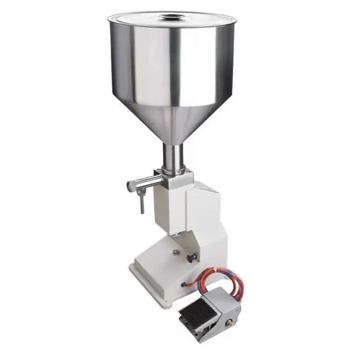 Vertical Pneumatic Juice Water Cosmetic Beverage Paste Honey Can Wine Liquid Tube Filler Shampoo Plastic Bottle Filling Machine