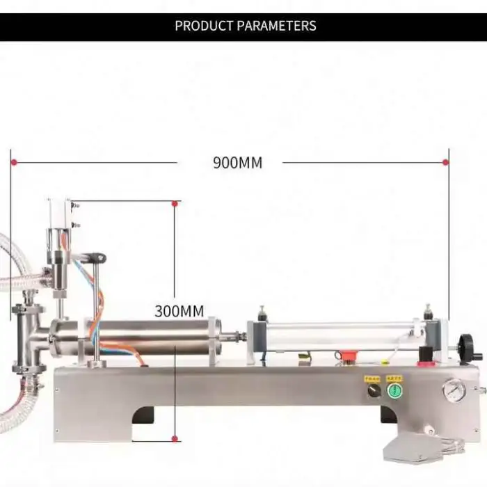 10-100ml  Single Head Models Semi-Automatic Water Milk Wine Juce Beverage Bottle Packing and Filling Machine for Plastic