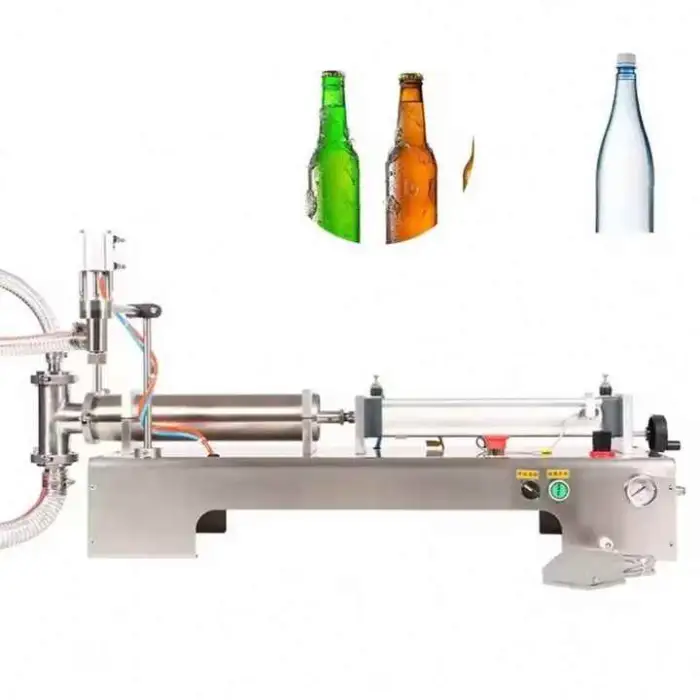 10-100ml  Single Head Models Semi-Automatic Water Milk Wine Juce Beverage Bottle Packing and Filling Machine for Plastic