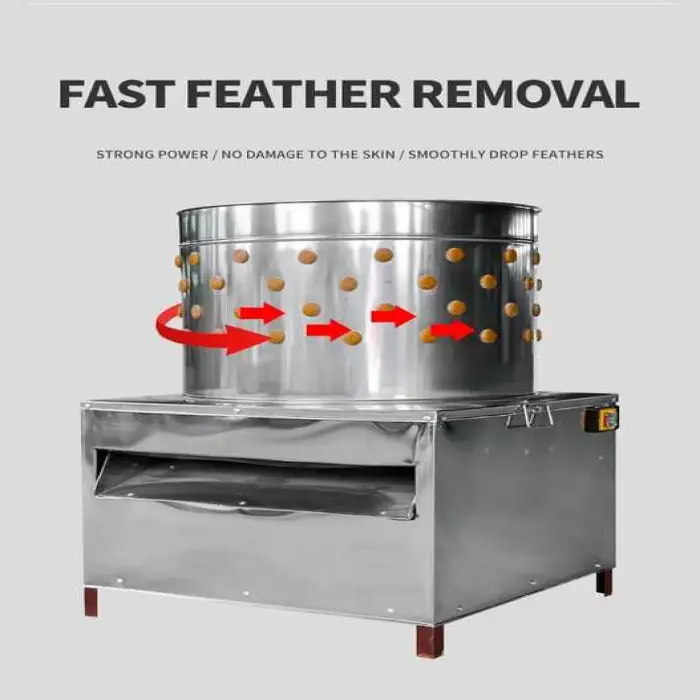 HHD Medium Size SD50 Chicken Feather Plucker Finger Machine Slaughter Equipment