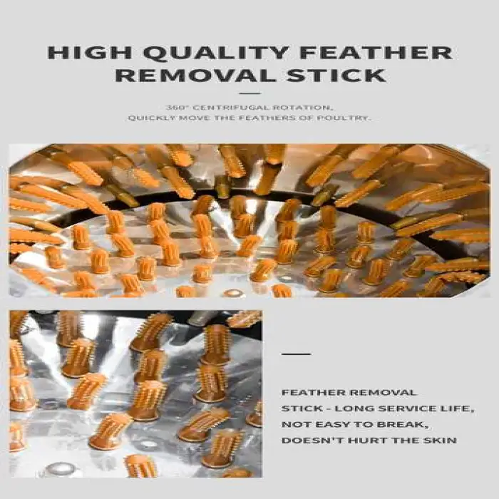 HHD Medium Size SD50 Chicken Feather Plucker Finger Machine Slaughter Equipment