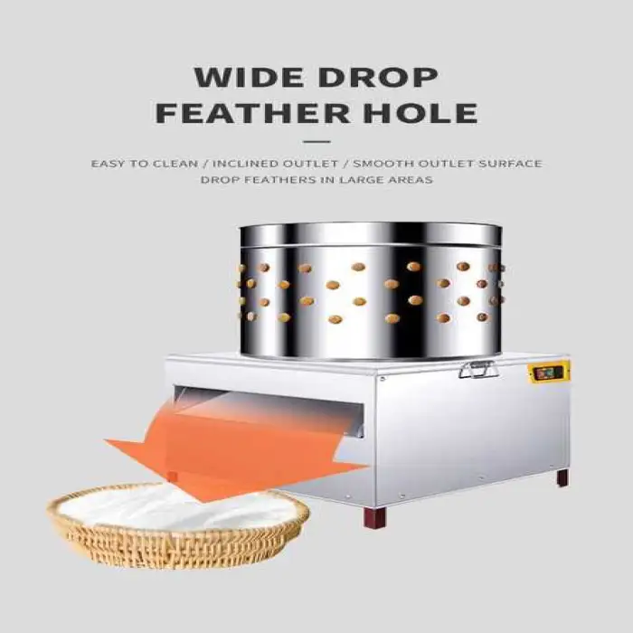 HHD Medium Size SD50 Chicken Feather Plucker Finger Machine Slaughter Equipment