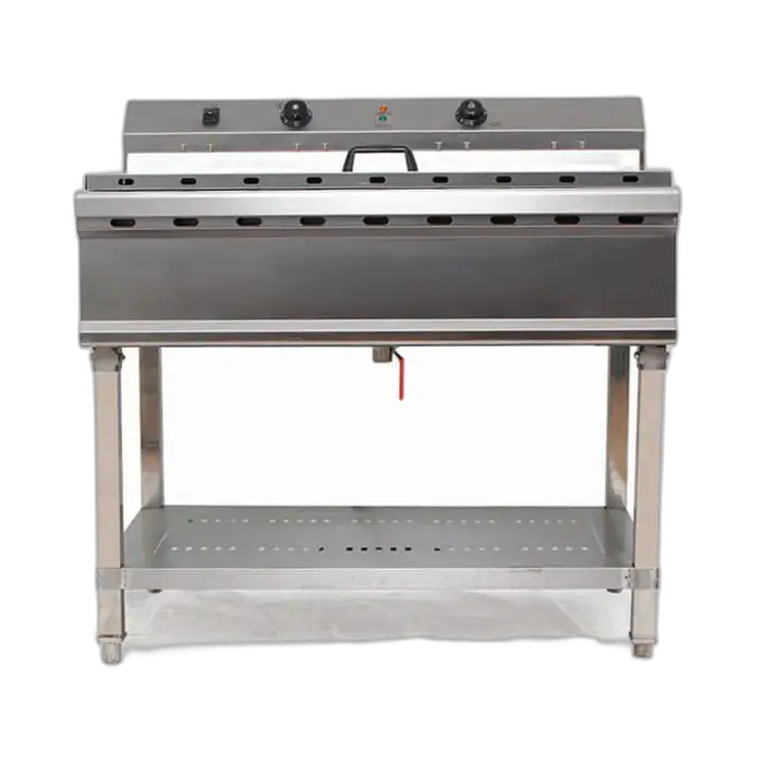 Commercial Stainless Steel Custom Vertical Single Cylinder Timer Electric Deep Fryer