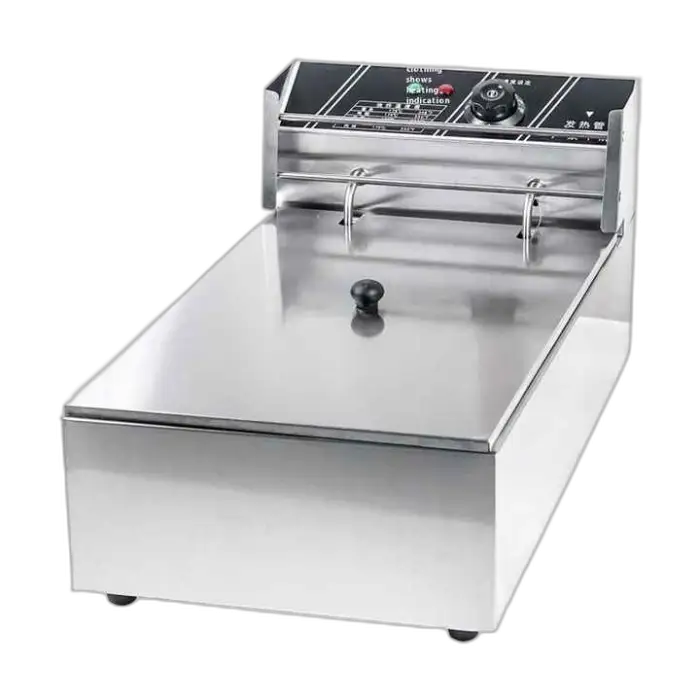 Commercial Electric Fryers 110V-220V Accurate Timing High Capacity Fryer Machine Durable Stainless Steel Deep Fryer